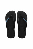 Havaianas-Logo Filette Black/Black/Turquoise-Sandalet & Terlik-1-milagron.live