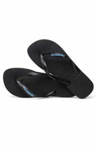 Havaianas-Logo Filette Black/Black/Turquoise-Sandalet & Terlik-2-milagron.live