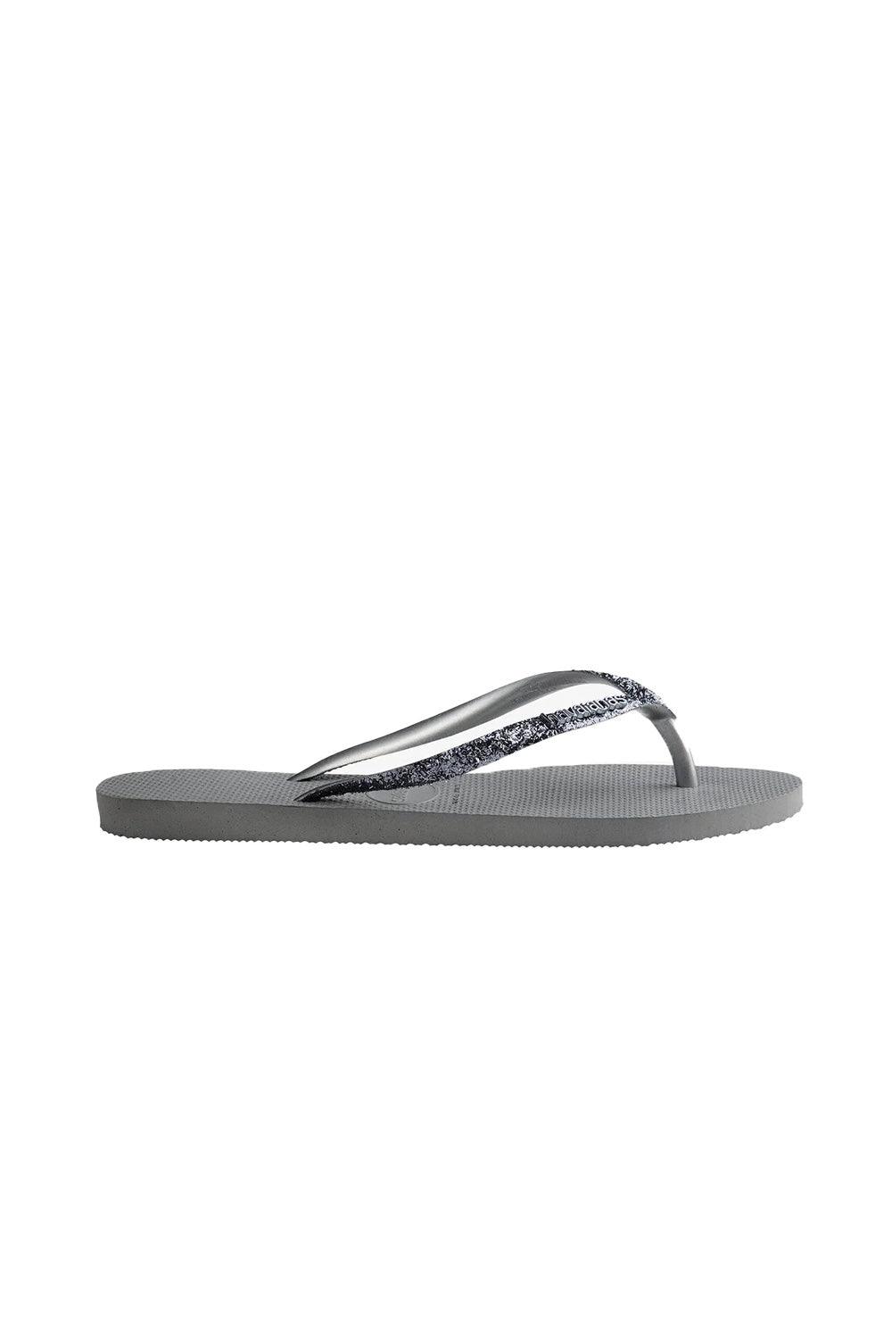 Havaianas-Slim Glitter II Steel Grey-Sandalet & Terlik-1-milagron.live