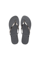 Havaianas-You Metallic Grey Steel-Sandalet & Terlik-2-milagron.live