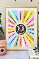 Hello Melody-Self-Care Moon Baskı-Tablo-1-milagron.live