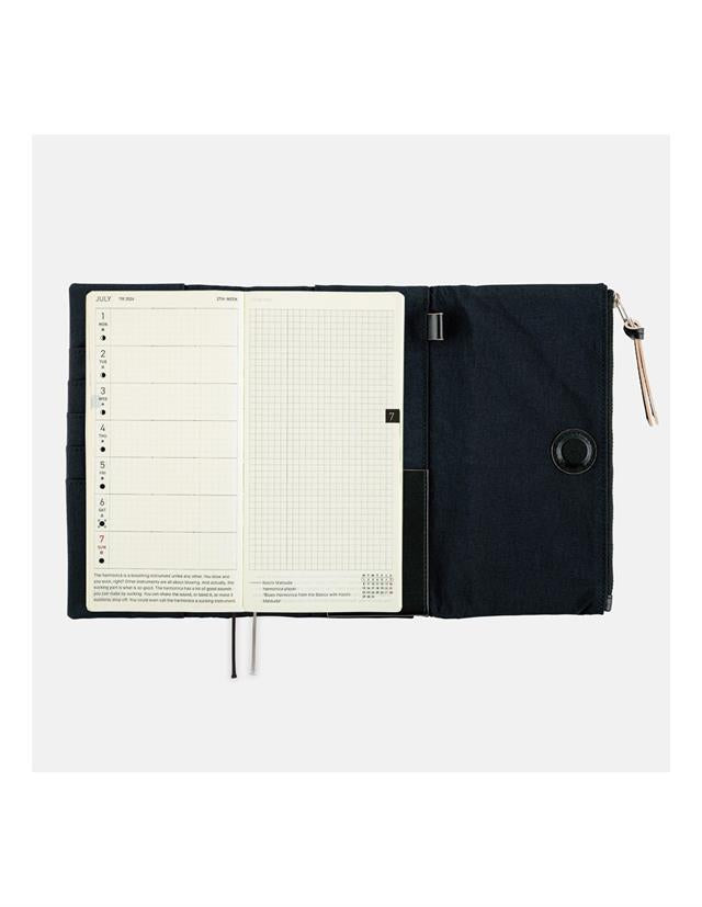 Hobonichi-Techo Weeks Cover Tragen Black Defter Kılıfı-Aksesuar-11-milagron.live