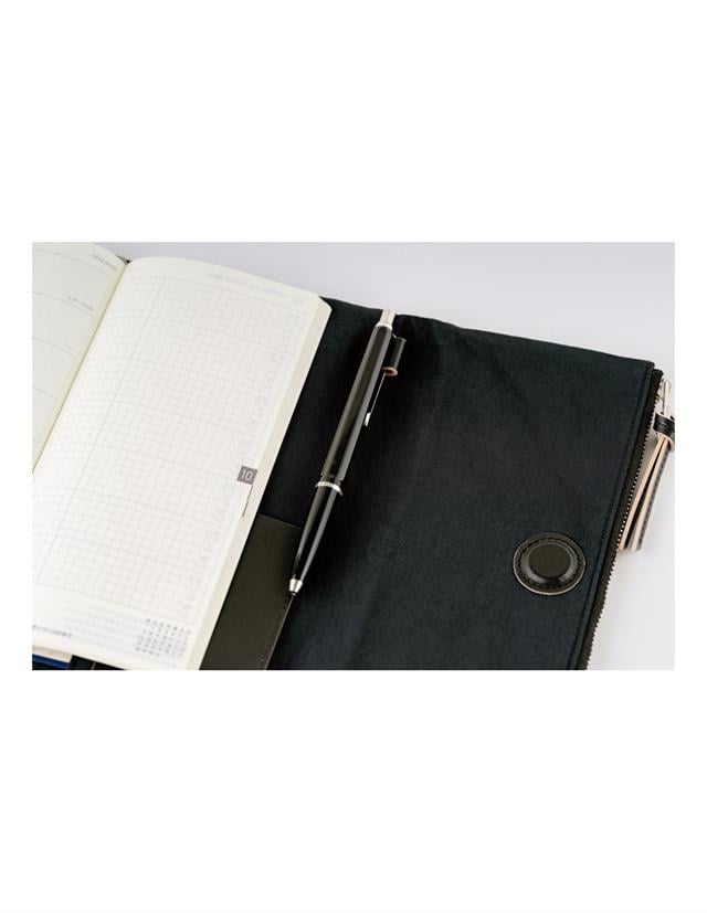 Hobonichi-Techo Weeks Cover Tragen Black Defter Kılıfı-Aksesuar-7-milagron.live