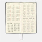 Hobonichi-Hobonichi Techo Weeks Japanese Version White Line Black 2025 Jan. Start-Çizgili-3-milagron.live