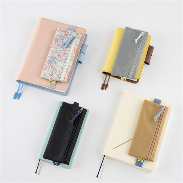 Hobonichi-Hobonichi Tools & Toys Kalemlik Comodo Flat Pen Case Grey-Kalemlik-4-milagron.live