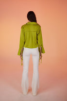 Cutout Jean Pantolon Beyaz