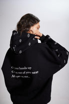Oversize Kapüşonlu Unisex Eye Sweat Siyah