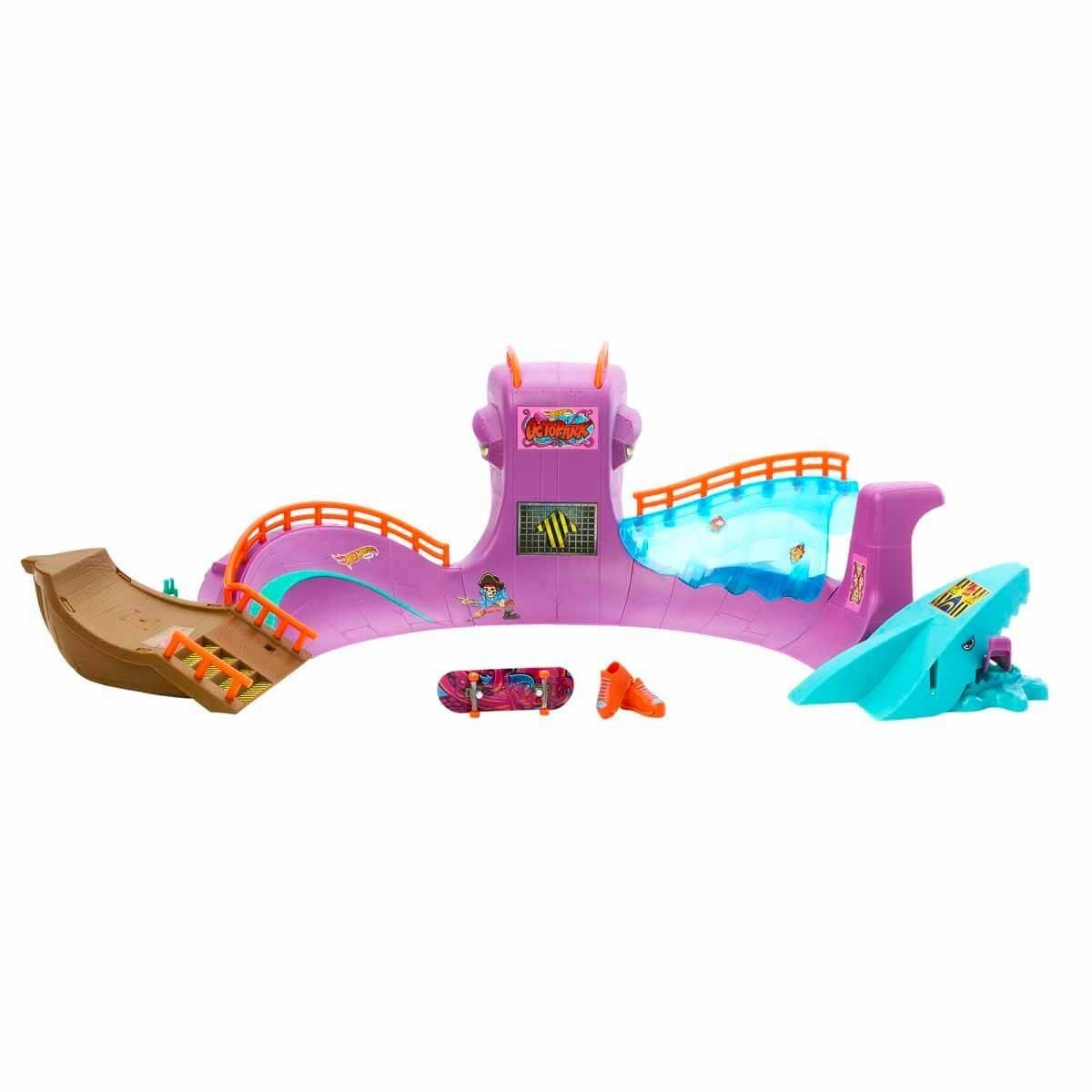 Hmk01 Hot Wheels Skate Ahtapot Kaykay Parkı Oyun Seti
