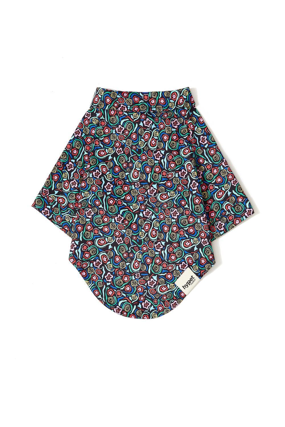 Hypet Fashion-Abstarct Flowers Gömlek-Köpek-1-milagron.live