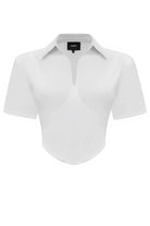 Bo&Po-Stella Corset Top White-Top-1-milagron.live