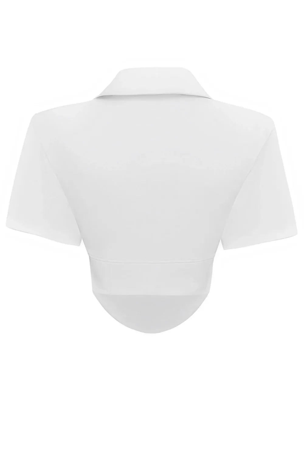 Bo&Po-Stella Corset Top White-Top-3-milagron.live