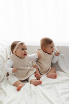 İRYA-Colors Of Joy 2'Li Organik Pamuk Müslin Bebek Önlük Seti Bej-Önlük-1-milagron.live