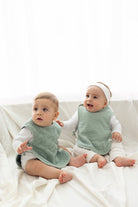 İRYA-Colors Of Joy 2'Li Organik Pamuk Müslin Bebek Önlük Seti Mint-Önlük-1-milagron.live