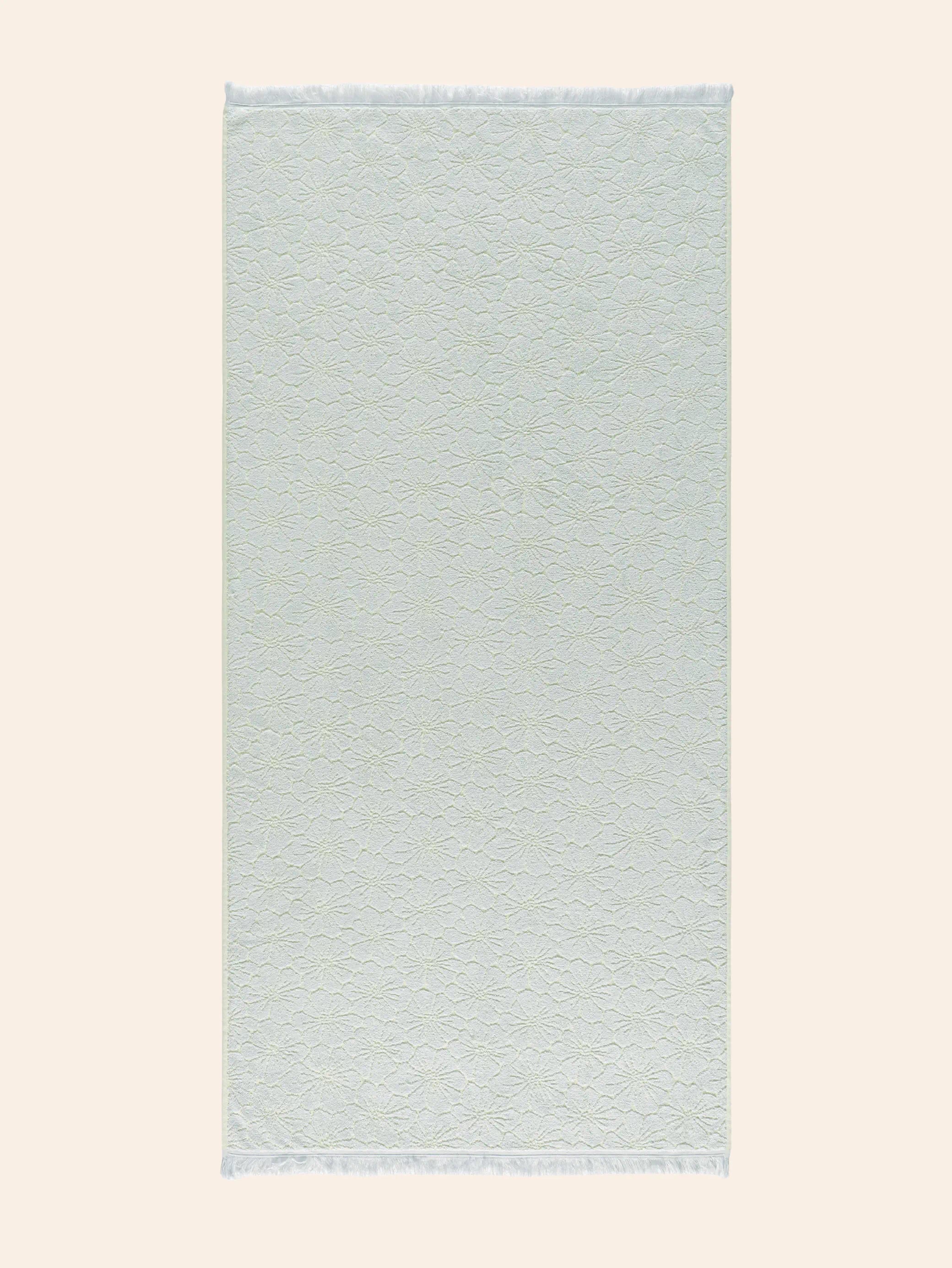 Hibisca %100 Pamuk Plaj Havlu 80X170 Cm Summer Blue