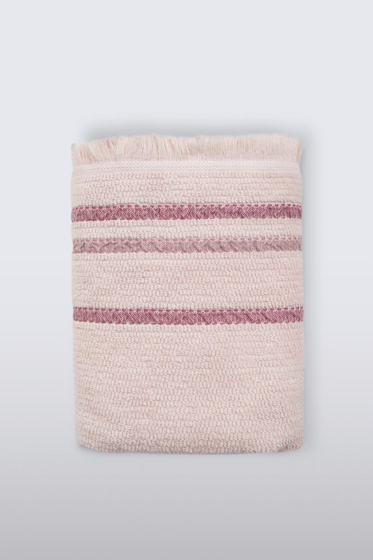 İRYA-İNtegra Banyo Havlusu 90X150 Cm Pembe-Havlu & Havlu Setleri-2-milagron.live