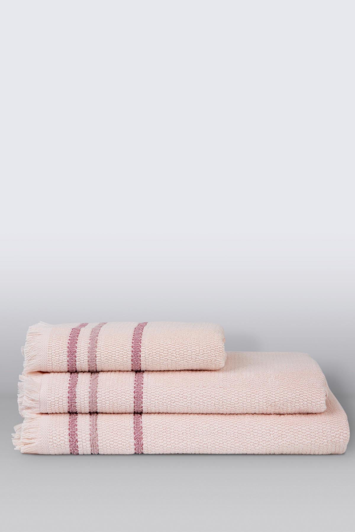 İRYA-İNtegra Banyo Havlusu 90X150 Cm Pembe-Havlu & Havlu Setleri-4-milagron.live