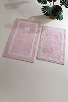 İRYA-Liberte 2’Li Takım Banyo Paspası %100 Pamuk 40X60 + 60X90 Pembe-Paspas-1-milagron.live