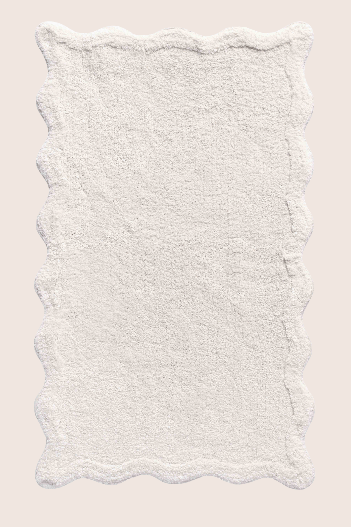 İRYA-Scallop Tekli Banyo Paspası Bambu 60X100 Ekru-Paspas-5-milagron.live
