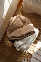 İRYA-Shadow %100 Pamuk El Havlusu 50X90 Cm Ekru-Havlu & Havlu Setleri-4-milagron.live