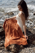 Solara %100 Pamuk Plaj Havlusu 80X170 Cm Orange Sun