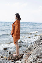 Solara %100 Pamuk Plaj Havlusu 80X170 Cm Orange Sun