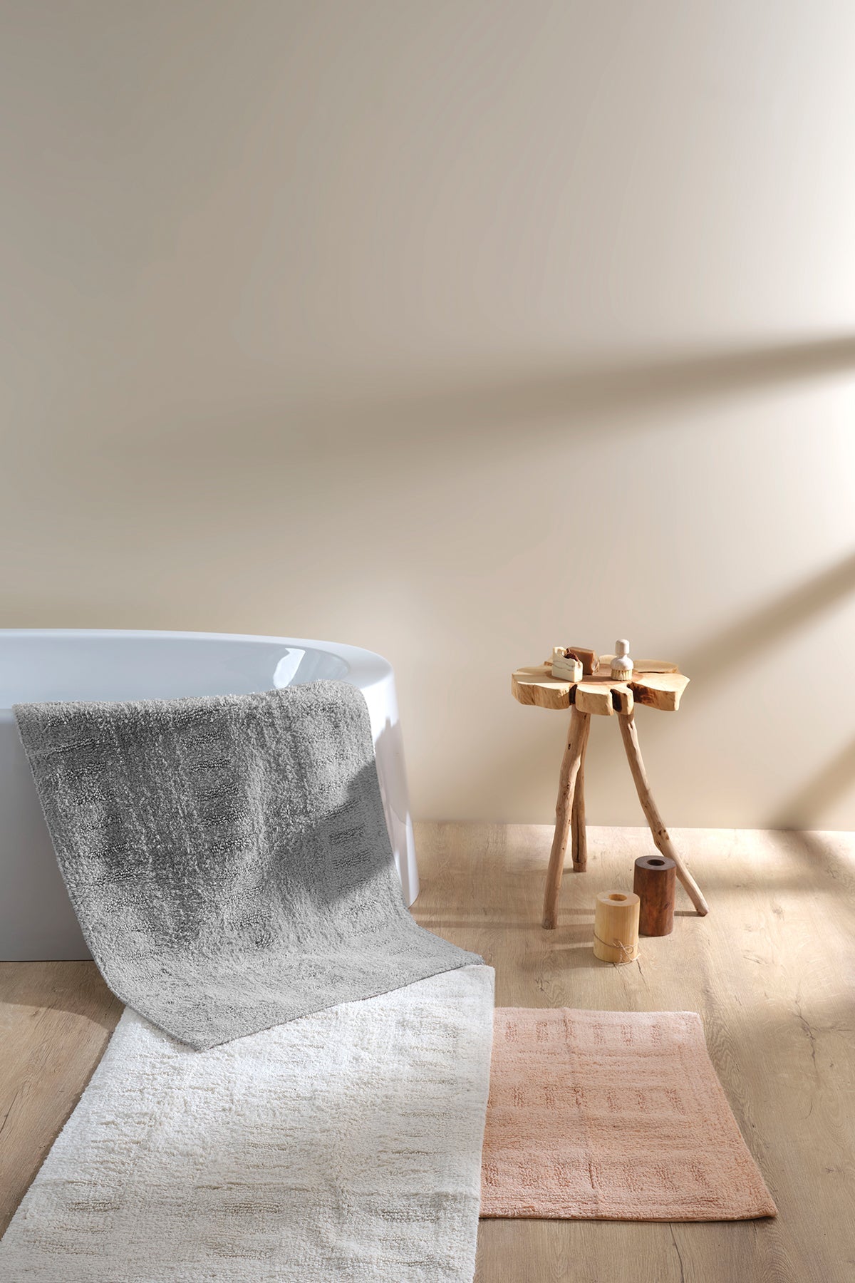 Togo Tekli Banyo Paspası %100 Pamuk 70X110 Somon