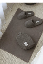 İRYA-Velluna Tekli Havlu Banyo Paspası 50X80 Cm Gri-Paspas-6-milagron.live