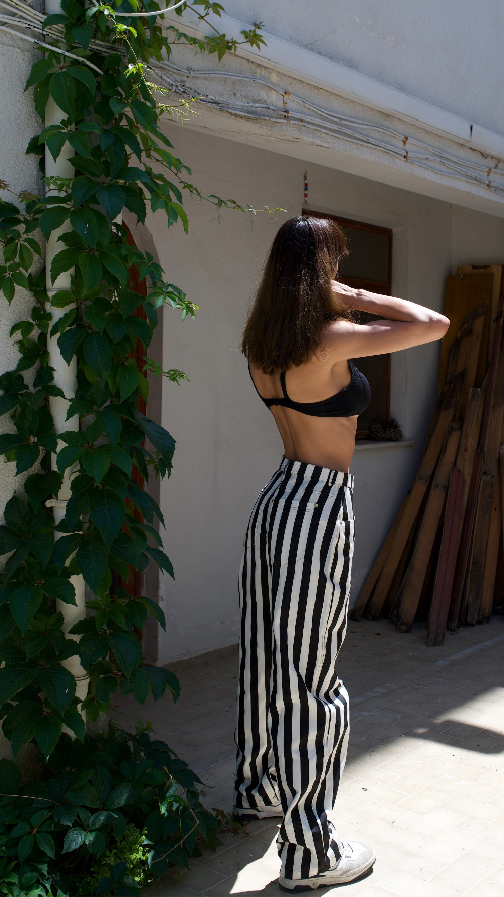 Iamlovein-He Simply Takes Me On His Shoulders Trousers-Pantolon-2-milagron.live