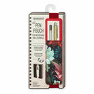 If-Bookaroo Pen Pouch Lastikli Kalemlik Dark Foral-Kitap Ayracı-1-milagron.live