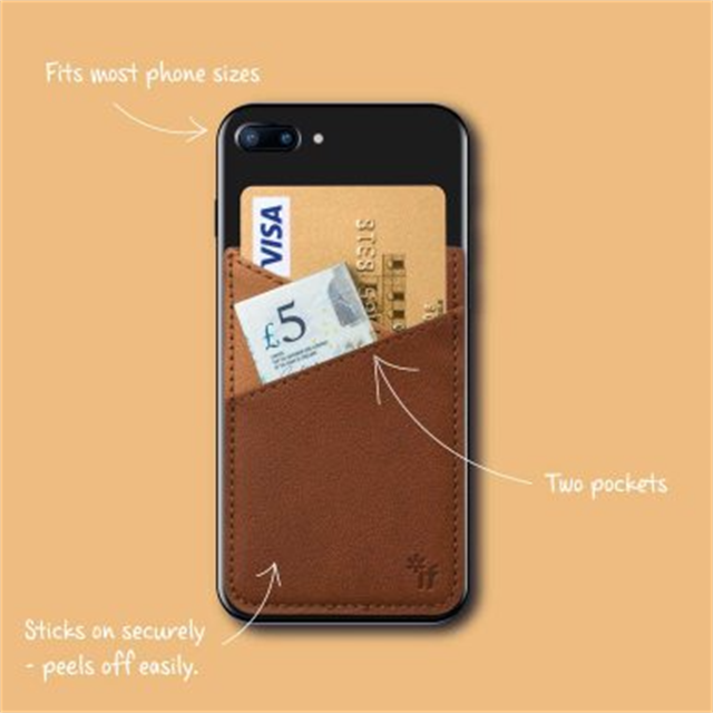 If-If Bookaroo Phone Pocket Telefon Kartlığı Brown -Kitap Ayracı-2-milagron.live