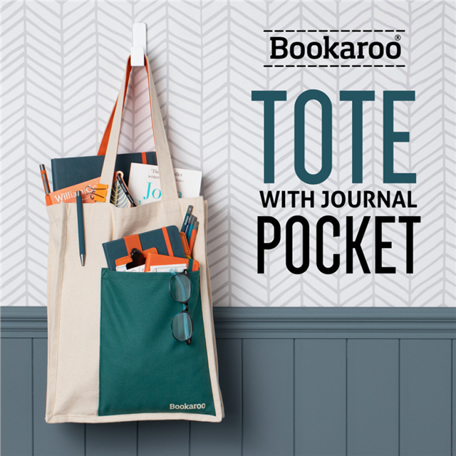 If Bookaroo Tote Çanta Koyu Gri Krem 38033