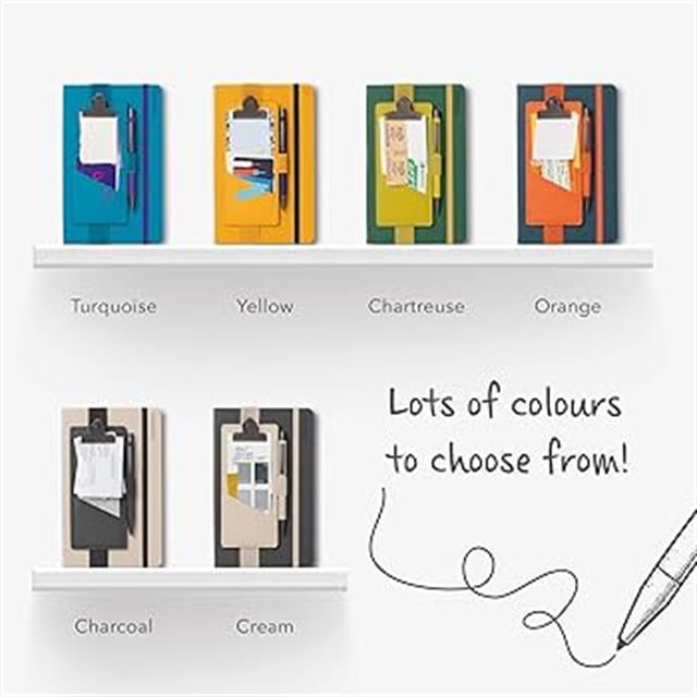 If-If Bookaroo Clipboard Klipsli Lastikli Kalemlik Turuncu-Kitap Ayracı-2-milagron.live