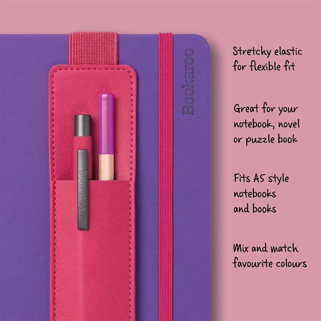 If-İf Bookaroo Pen Pouch Defter üstü Kalemlik Pink Pembe-Kitap Ayracı-4-milagron.live