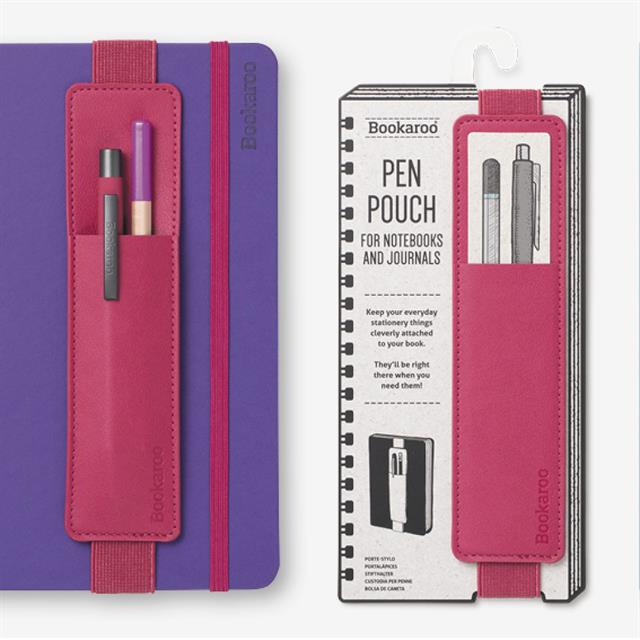 If-İf Bookaroo Pen Pouch Defter üstü Kalemlik Pink Pembe-Kitap Ayracı-5-milagron.live
