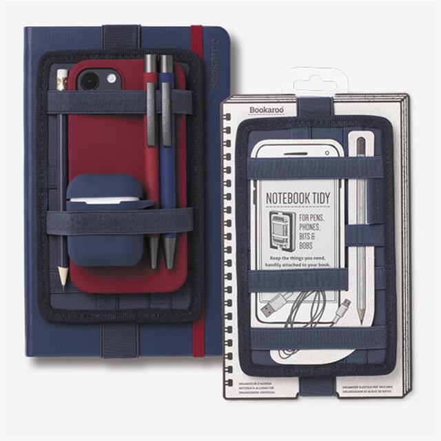 If-İf Bookaroo Pen Pouch Notebook Tidy Defter üstü Düzenleyici Navy Lacivert-Kitap Ayracı-2-milagron.live