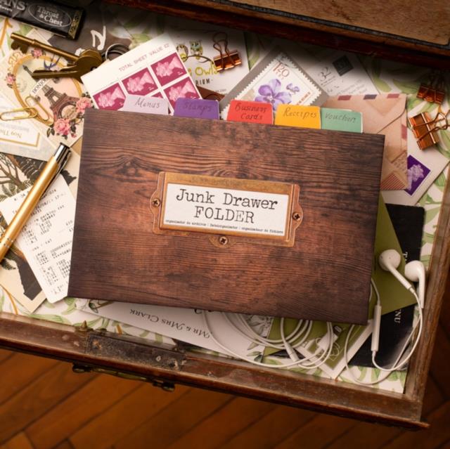 If-If Journals For Life Junk Drawer Folder Efemera Dosyası-Çizgili-2-milagron.live