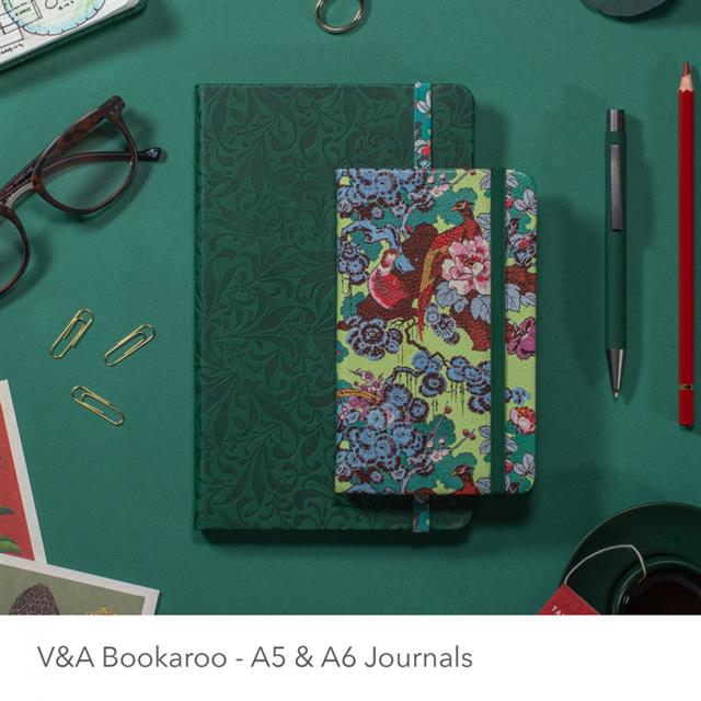 If-If V & A Bookaroo Journal Pocket A6 çizgili Defter Sundour Pheasant-Defter-2-milagron.live