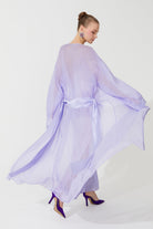 İpek Kıramer-Deco Silk Robe Lila Pink-Sabahlık-3-milagron.live