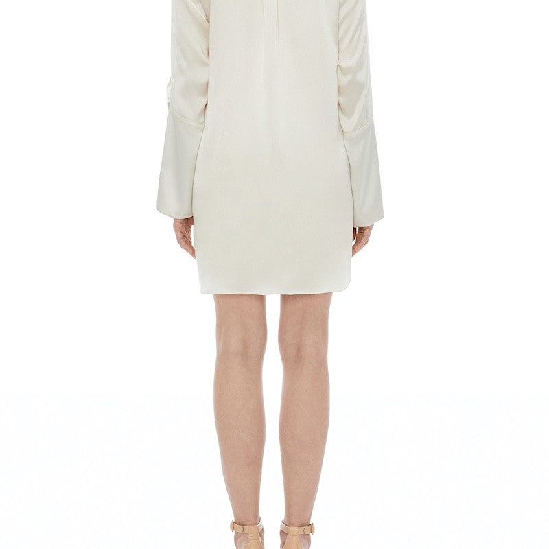 İpek Kıramer-Fi̇fi̇ Silk Shirt Chemise Ecru-Gecelik-3-milagron.live