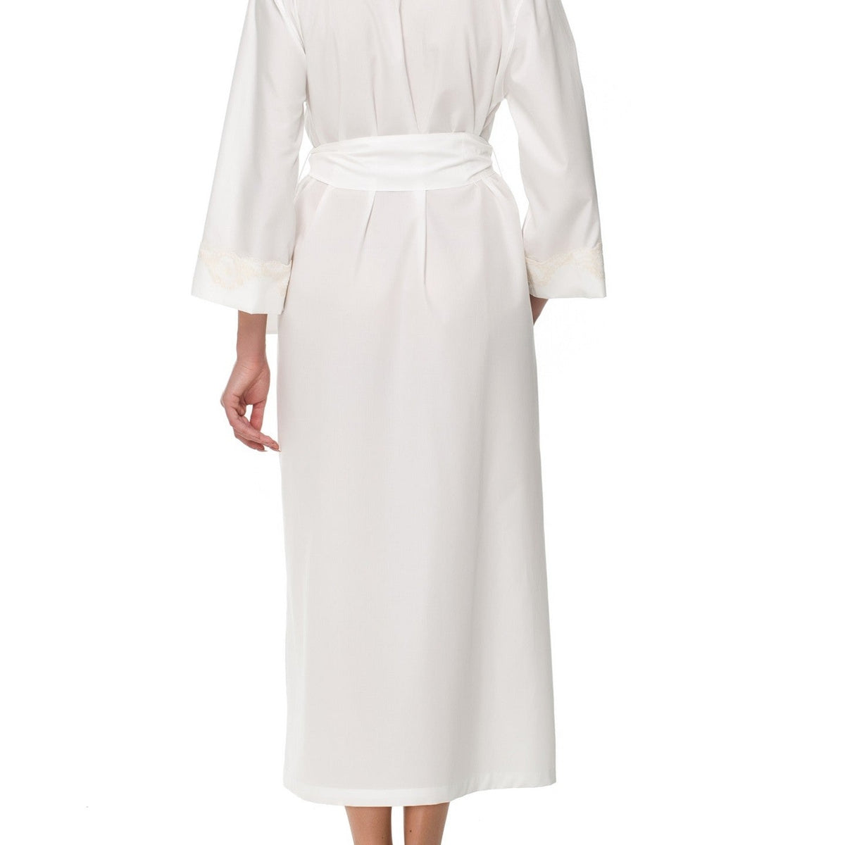 İpek Kıramer-Holy Cotton Robe Ecru-Sabahlık-3-milagron.live