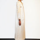 İpek Kıramer-Romance Silk Robe Beige-Sabahlık-3-milagron.live