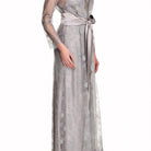 İpek Kıramer-Soprano Lace Robe Grey-Sabahlık-3-milagron.live