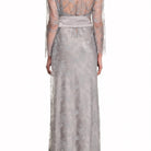 İpek Kıramer-Soprano Lace Robe Grey-Sabahlık-4-milagron.live