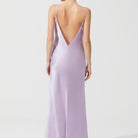 İpek Kıramer-Zen Silk Long Chemise Pink-Gecelik-3-milagron.live