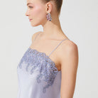 İpek Kıramer-Zen Silk Long Chemise Purple-Gecelik-3-milagron.live