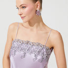 İpek Kıramer-Zen Silk Short Chemise Pink-Gecelik-2-milagron.live