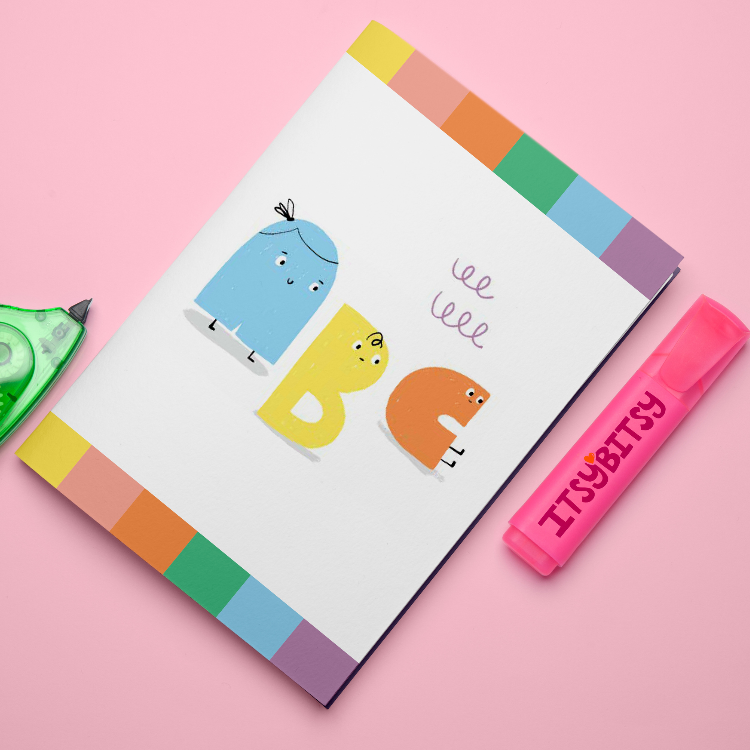 Alphabed Defter Ve Notluk Seti , Çok Renkli - 0