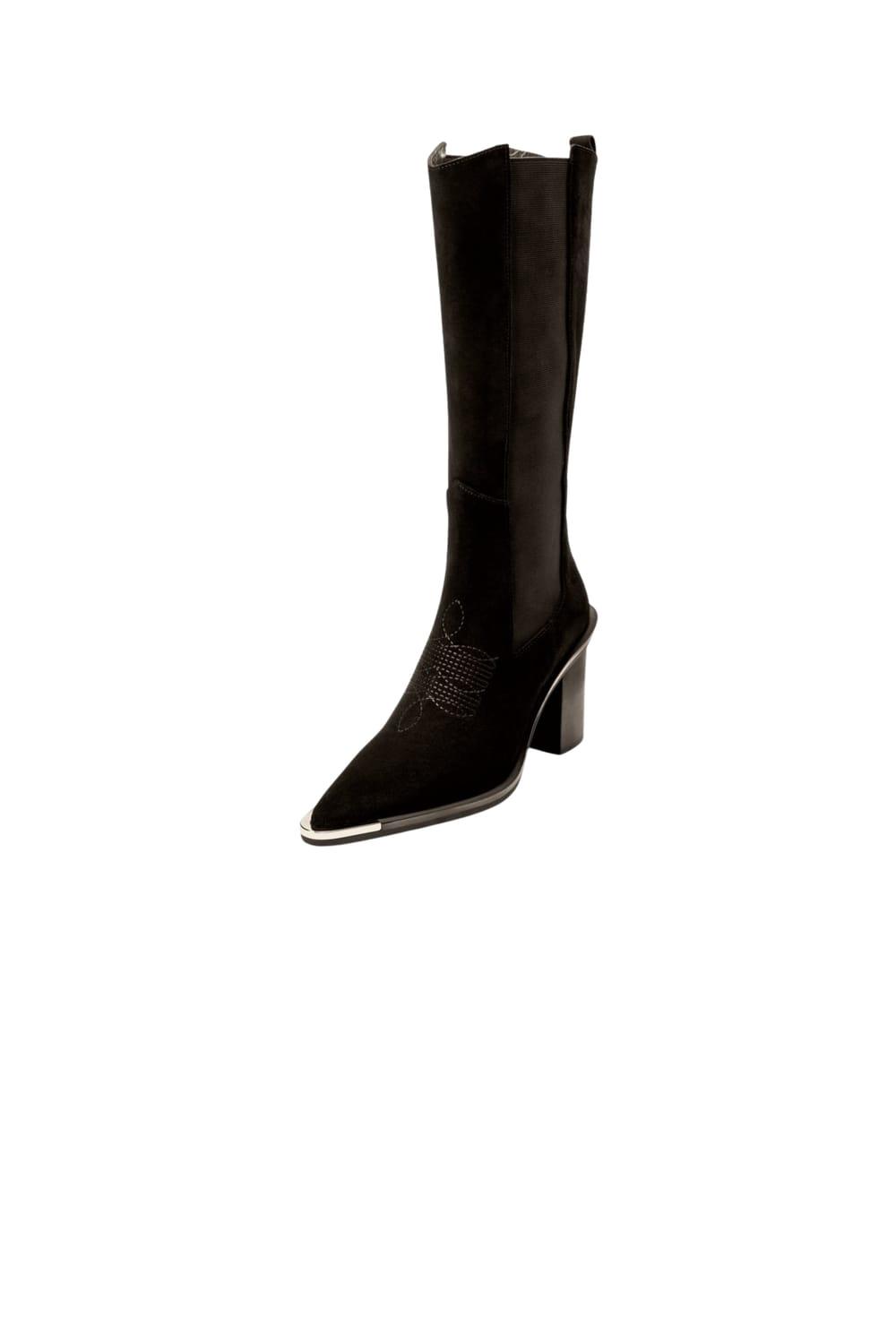 JL Twins-Tall Conwell Boots Black-Bot-4-milagron.live