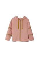 JayJayJumpie-3'ü Bir Arada Dönüşebilir Hoodie Çıkarılabilir Dirsek Parçalı Kapüşonlu Çocuk Sweatshirt | Pembe-Sweatshirts & Hoodies-1-milagron.live