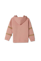 JayJayJumpie-3'ü Bir Arada Dönüşebilir Hoodie Çıkarılabilir Dirsek Parçalı Kapüşonlu Çocuk Sweatshirt | Pembe-Sweatshirts & Hoodies-2-milagron.live